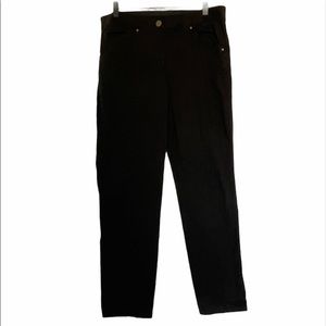 Chico’s Mid Rise Straight Leg Black Pants